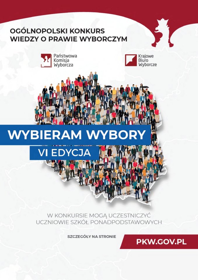 VI Edycja Ogólnopolskiego Konkursu Wiedzy o Prawie Wyborczym ˝Wybieram Wybory˝